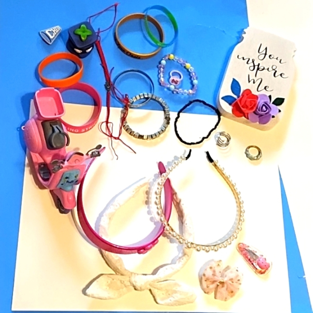21 item Jewelry & Hair items Bundle Girl
